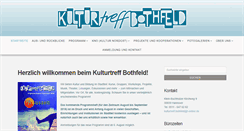 Desktop Screenshot of kulturtreffbothfeld.de